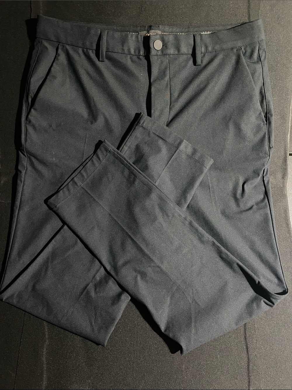 Quince Men's True Black Performance Stretch Technical Dress Pants